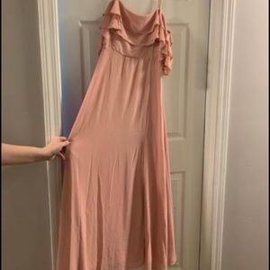 Blush pink formal gown